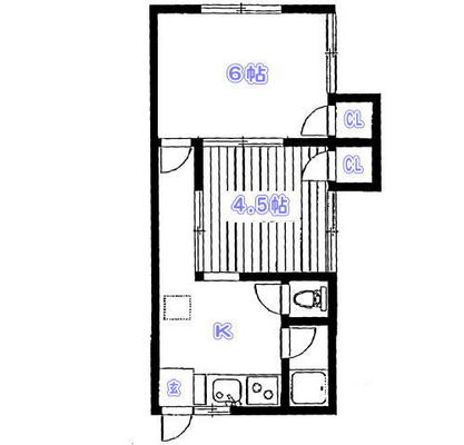 東京都中野区沼袋３丁目 賃貸アパート 2K