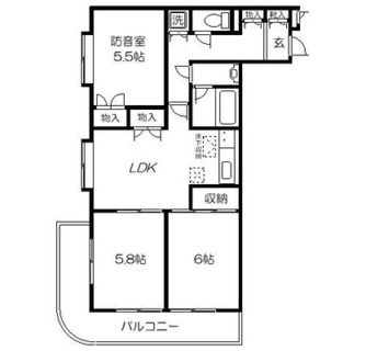東京都板橋区徳丸１丁目 賃貸マンション 3LDK