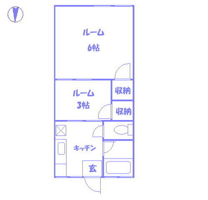 東京 アパート 2K