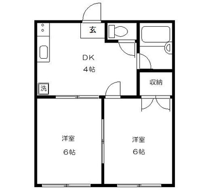 東京 アパート 2DK