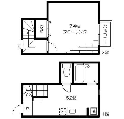 東京 アパート 1DK