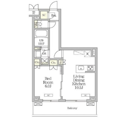 東京 マンション 1LDK