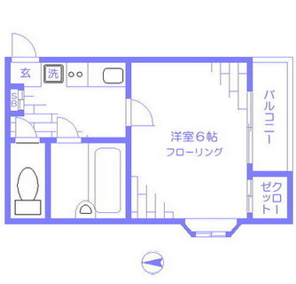 東京都北区神谷１丁目 賃貸アパート 1K