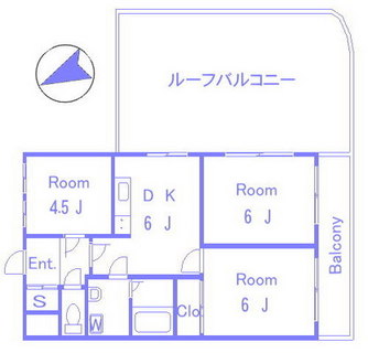 東京都豊島区南大塚２丁目 賃貸マンション 3DK