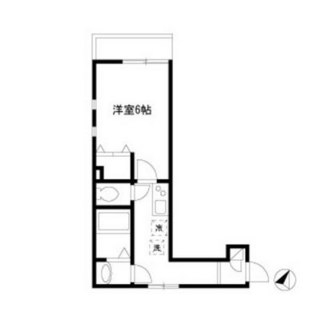 東京都北区中里１丁目 賃貸アパート 1K