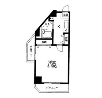東京都豊島区池袋３丁目 賃貸マンション 1K