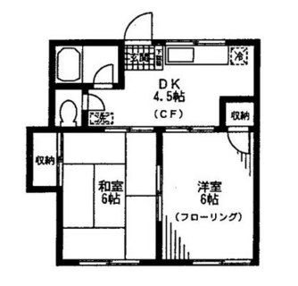 東京都練馬区高松１丁目 賃貸アパート 2DK