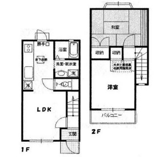 東京都荒川区東尾久１丁目 賃貸テラスハウス 2LDK