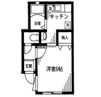 東京都北区上中里１丁目 賃貸アパート 1K