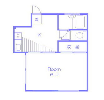 東京都文京区白山１丁目 賃貸アパート 1K