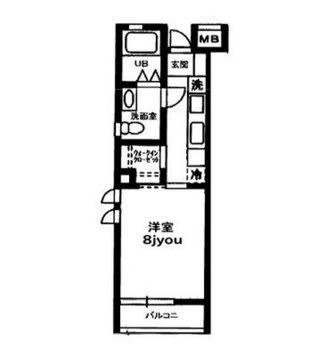 東京都練馬区旭丘１丁目 賃貸マンション 1K