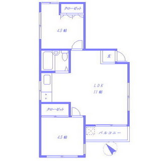 東京都北区田端１丁目 賃貸マンション 2LDK
