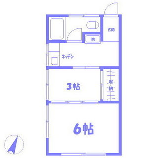 東京都文京区白山３丁目 賃貸マンション 2K