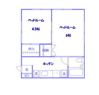 東京都北区浮間１丁目 賃貸アパート 2K