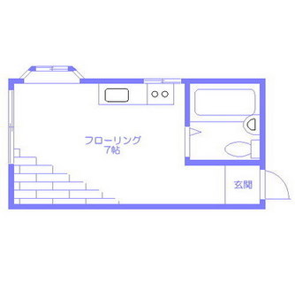 東京都北区岸町２丁目 賃貸アパート 1R