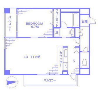 東京都新宿区南元町 賃貸マンション 1LDK