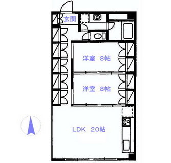 東京都江東区東雲２丁目 賃貸マンション 2LDK