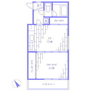 東京都豊島区北大塚１丁目 賃貸マンション 1DK