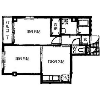 東京都江戸川区江戸川２丁目 賃貸マンション 2DK