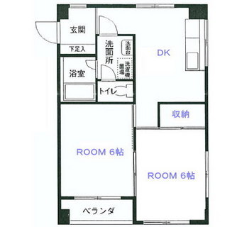 東京都葛飾区亀有５丁目 賃貸マンション 2DK