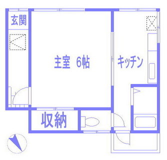 東京都北区西ヶ原２丁目 賃貸アパート 1K