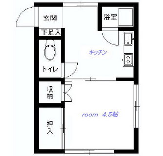 東京都文京区目白台２丁目 賃貸アパート 1K