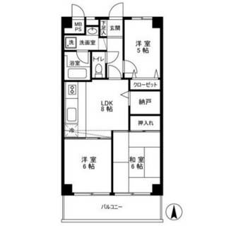 東京都葛飾区東四つ木２丁目 賃貸マンション 3SDK