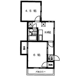 東京都新宿区上落合２丁目 賃貸マンション 2K