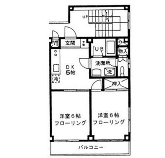 東京都板橋区西台２丁目 賃貸マンション 2DK