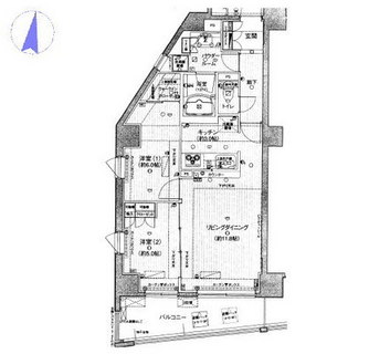 東京都北区中十条３丁目 賃貸マンション 2LDK