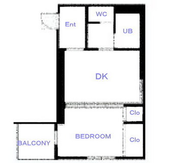 東京都練馬区東大泉２丁目 賃貸マンション 1DK