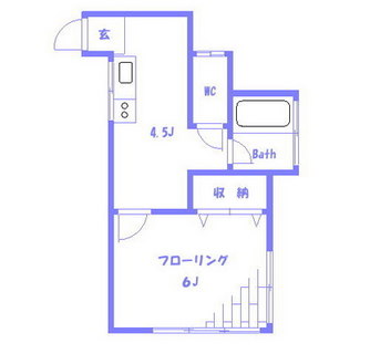 東京都北区中十条１丁目 賃貸アパート 1K
