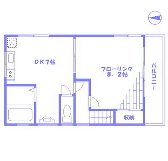 東京都北区上十条１丁目 賃貸アパート 1DK