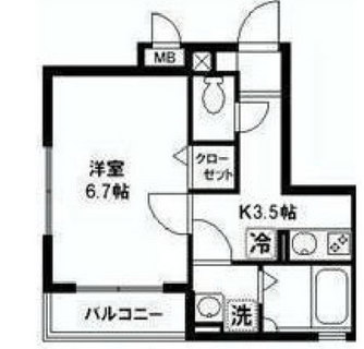東京都板橋区志村２丁目 賃貸マンション 1K