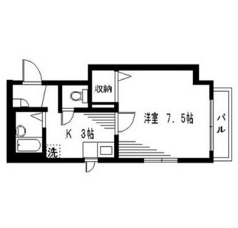 東京都豊島区北大塚３丁目 賃貸マンション 1K