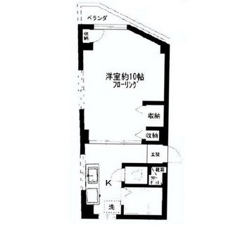 東京都世田谷区世田谷２丁目 賃貸マンション 1K