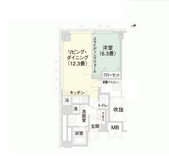 東京都中野区中央１丁目 賃貸マンション 1LDK