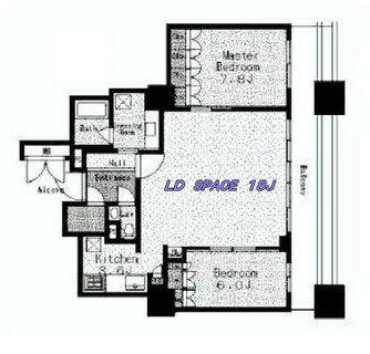 東京都江東区有明１丁目 賃貸マンション 2LDK