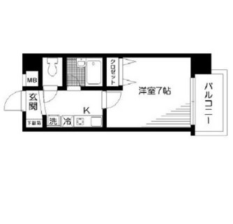 東京都西東京市富士町３丁目 賃貸マンション 1K