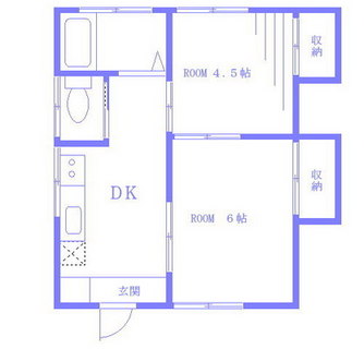 東京都葛飾区東新小岩４丁目 賃貸アパート 2DK
