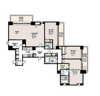 東京都港区西麻布４丁目 賃貸マンション 3LDK