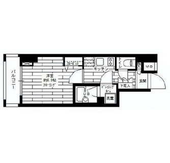 東京都新宿区戸塚町 賃貸マンション 1K