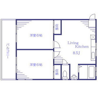 東京都豊島区長崎６丁目 賃貸アパート 2LK