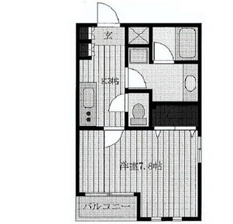 東京都北区王子４丁目 賃貸マンション 1K