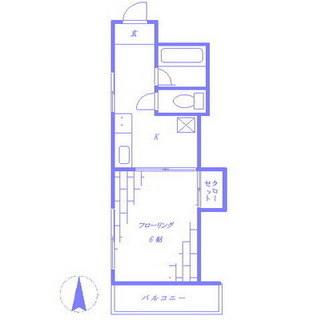 東京都文京区白山１丁目 賃貸マンション 1K