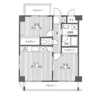 東京都江東区亀戸３丁目 賃貸マンション 2DK