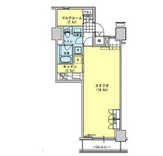 東京都江東区東雲１丁目 賃貸マンション 1SK