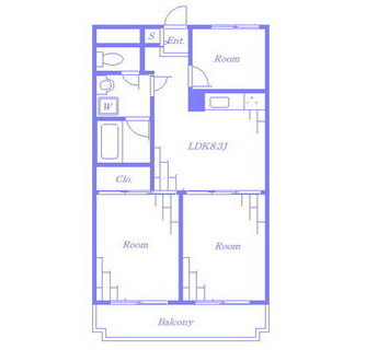 東京都豊島区長崎５丁目 賃貸マンション 3DK