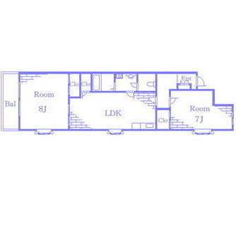 東京都北区神谷１丁目 賃貸マンション 2LDK