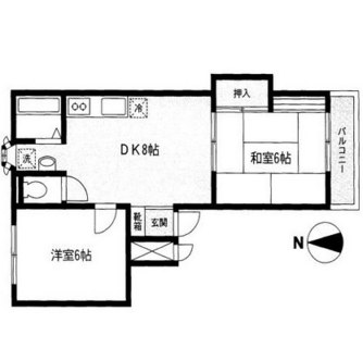 東京都北区豊島２丁目 賃貸マンション 2DK